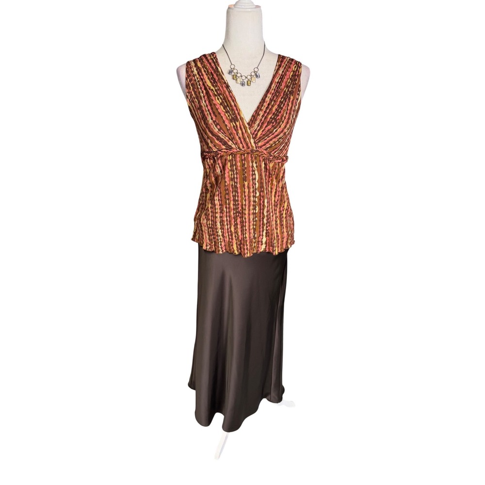 Y2K Axcess Liz Claiborne Boho V-Neck Tank – M